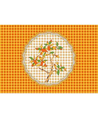 Yellow Color Pure Cotton Queen Size Bedsheet Round tree chidiya yellow 4