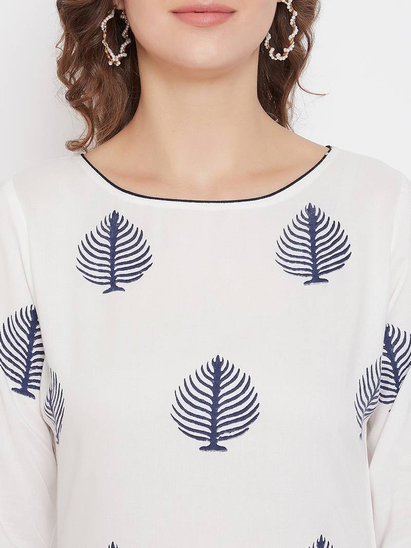 Flamingo Sequins Embellish Tiered Cocktail kurti & palazzo