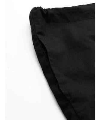 Men Black Solid Pyjamas 5