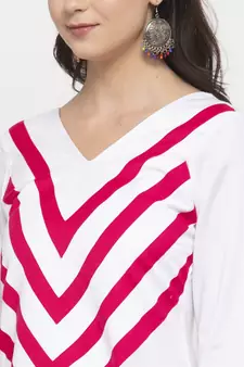 White plain cotton long-dresses