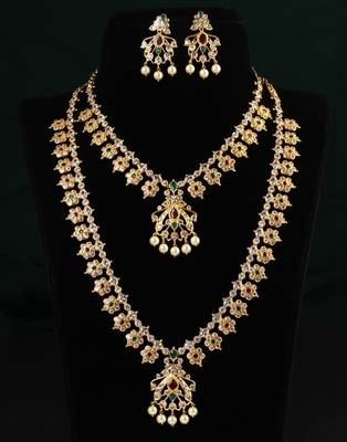 Multicolor zircon   necklace-sets 1