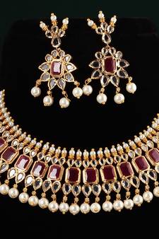 Multicolor zircon   necklace-sets