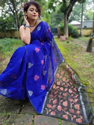 Matka Muslin Jamdani Saree 2
