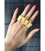Disarray Gold Statement Geometric Ring