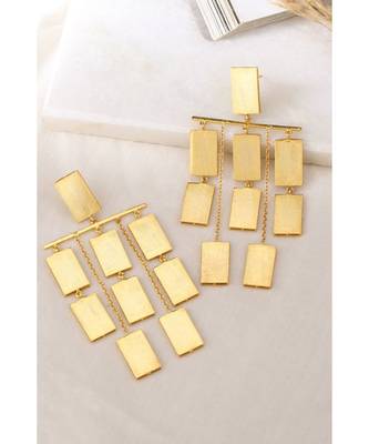 Eris Gold Statement Geometric Earrings 3