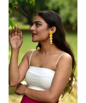 Pandora Gold Moon Phases Enamel Earrings 4