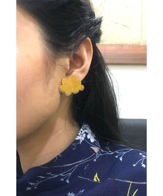 Cloud Gold Minimal Studs 1