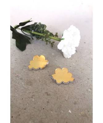 Cloud Gold Minimal Studs 2