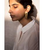 Cut Gold Unique Earrings