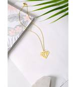 Diamond Gold Statement Necklace