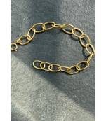 Oval Gold Chain Bracelet