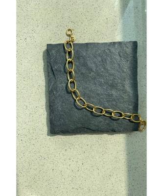 Oval Gold Chain Bracelet 2