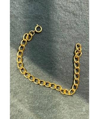 Cable Gold Link Chain Bracelet 1