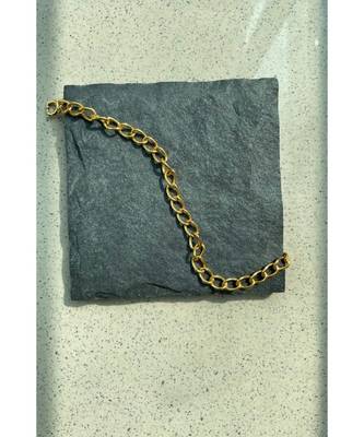 Cable Gold Link Chain Bracelet 2