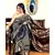 Black  all over Baluchari with meenakari perfect for the festivities