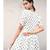 white printed top and palazzo set
