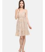 Yellow Stripe Cotton Nighty