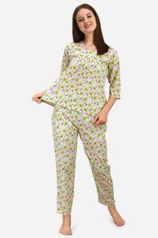 Flamingo print Night suit set