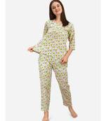 Flamingo print Night suit set