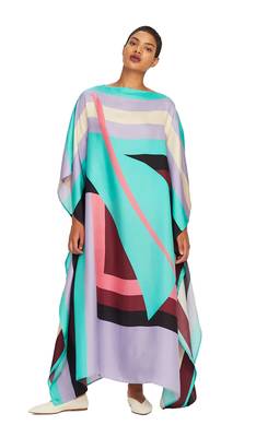 JSDC Digital Printed Crepe Kaftan for Women Casual Wear 2