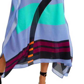 JSDC Free Size Calf Length Women Printed Crepe Fabric Kaftan Kurta  3