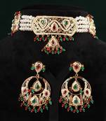 Multicolor pearl chokers