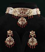 Real Natural Hyderabadi pearls choker Set With Certificate