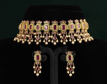 Multicolor zircon   chokers 1