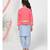 Blue Patiyala and Pink Jacket Set for Girls