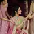 Delightful Green Spring sequins, zarkan, and resham embroidered raw silk semi stitched wedding lehenga
