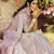 Glamorous Pink zarkan, zari, and dori embroidered velvet semi stitched wedding lehenga