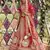 Charming Red zarkan, dori, and zari embroidered raw silk semi stitched wedding lehenga