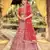 Comely Red dori, zarkan, and resham embroidered raw silk semi stitched wedding lehenga