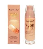 Kiss Beauty NUDE Illusion Makeup Foundation for Luminous Matte Soft Focus Effect (35gm)