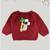 Panda applique full sleeves sweater