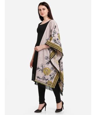 Chex Panel Rose Embroidered Festive Dupatta 2