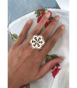 Mitali Jain Mumtaz Silver Indian Jaal Ring