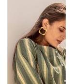 Mitali Jain Tile Gold Geometric Earrings