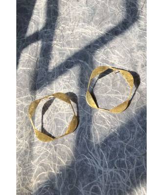 Mitali Jain Tile Gold Geometric Earrings 4