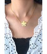 Mitali Jain Fleur Gold Minimal Flower Necklace
