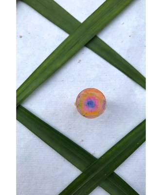 Mitali Jain Phase Gold Full Moon Enamel Ring 3