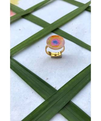 Mitali Jain Phase Gold Full Moon Enamel Ring 4