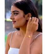 Mitali Jain Phase Gold Half Moon Enamel Bracelet