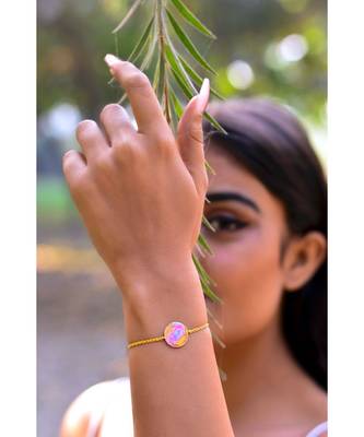 Mitali Jain Phase Gold Full Moon Enamel Bracelet 2