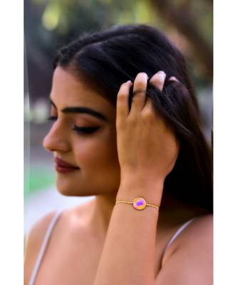 Mitali Jain Phase Gold Full Moon Enamel Bracelet 3