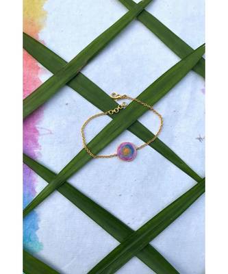 Mitali Jain Phase Gold Full Moon Enamel Bracelet 5