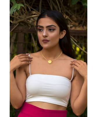 Mitali Jain Phase Gold New Moon Enamel Necklace 2