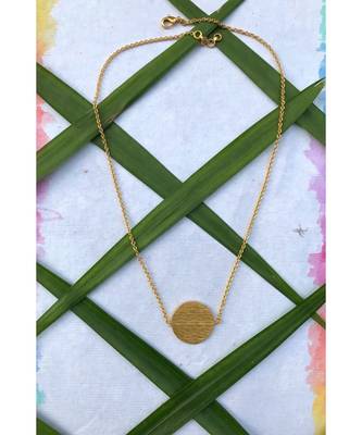 Mitali Jain Phase Gold New Moon Enamel Necklace 4