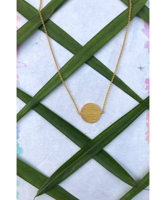 Mitali Jain Phase Gold New Moon Enamel Necklace 5