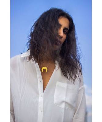 Mitali Jain Horseshoe Gold Delicate necklace 1